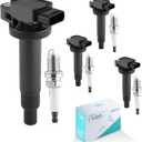 AULINK 4PCS UF316 Ignition Coil Pack (1.3L 1.5L L4) For Toyota Echo 20002005,Prius 20012009,Prius C 20122019,Yaris 20042018,For Scion XA/XB 20042006 UF316 UF316T GN10312 E346