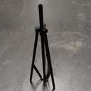 Black Stand and Backdrop 85" x 85" (Black And White)