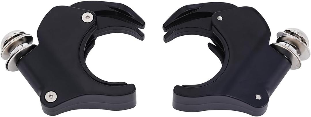 41mm Quick Release Windshield Clamp for 1993-2005 FXDWG and 1988-2013 FXS, FXST, FXSTB, FXSTC Models with Quick Release Windshields (Black)