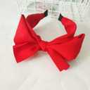 Big Bow Headbands for Women - Cute Red Bowknot Headbands Halloween Cosplay Christmas Holiday headband