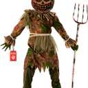 Scary Pumpkin Kids' Grim Reaper Halloween Costume - Morph (Medium)