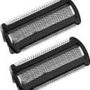 2PCS BG2000 Replacement Head with Brush Compatible with Philips norelco bodygroom 7000 Compatible for BG5025, BG7030, BG7040, BG2030, BG2040 Replacement Heads