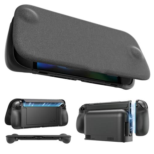 JSAUX Split Every Day Case for Switch 2, Slim Magnetic Detachable Front Cover, Dockable Design, Ergonomic Non Slip Grip, Travel Ready with Adjustable Stand, Shock Absorption & Anti Scratch – PC0123C