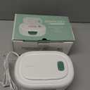 Momcozy Baby Wipe Warmer, Innovative Spring Design, Large Capacity Wipes Dispenser, Fast and Even Heating, 4 Modes of Temperature Heating Control, Diaper Wipe Warmer with Night Light (Classic WW01 60-80pcs, Green)