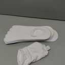 Bencailor Women Toe Socks Cotton Ankle No Show Low Cut Socks with Toes for Women Men Running Athletic (9-11, White)