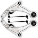 4PCS Front Lower Control Arm and Ball Joint Assembly Stabilizer Sway Bar End Link Compatible with Nissan 2007 2008 2009 2010 2011 2012 2013 Altima K620195 K620196 K750095 K750094