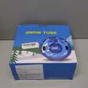 Snow Tube for Whole Family Inflatable Snow Sled for Kids and Adult, Thickened Heavy Duty Hard Bottom Sleds for Snow with Handles, Snow Toys for Outdoor Sledding Snow Tube Sports (Blue 1pack--47in)