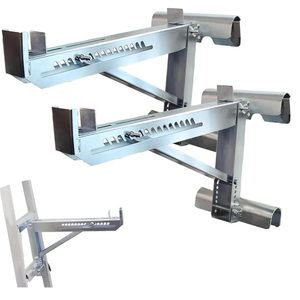 Ladder Jacks Scaffold Bracket - Two-Rung Short Body Extension Ladder Jack for Working 20 inch Stage 2 Pack Ladder Jacks Scaffold Bracket - Two-Rung Short Body Extension Ladder Jack for Working 20 inch Stage 2 Pack