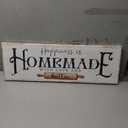 Happiness is Homemade with Love and Butter Funny Kitchen Sign, 8 x 24 Inch