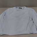 OFEEFAN Womens Sweatshirt Crewneck Long Sleeve Shirts High Low Tops Curved Hem Size L
