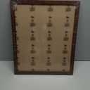 HLiWEGNS Dark Brown 14x17 Frame -Single Frame - Rustic Woodgrain 14 x 17 Poster Frame with Plexiglass for Wall Gallery Display, 14x17 Picture Frame for Puzzles, Artwork, Photos and Posters