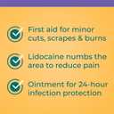 2 x Neosporin + Lidocaine First Aid Triple Antibiotic Ointment, Fast-Acting, Maximum Strength Topical Pain Relief, 24-Hour Infection Protection that Numbs Away the Pain for Minor Wound Care, 1 oz