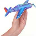 24 Glider Planes Birthday Party Favors Foam 8" Fighter War Plane, 6 To 8 Inches