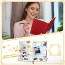 Thenshop 6 Pack Lined Journal Notebooks for Work College Ruled A5 Note Book, 200 Pages, 8. 3 x 5. 7 Inches, Soft Cover PU Leather Journaling for Women Men Writing Home School Supplies(Multicolor) (Various Colors)