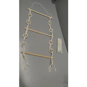 Headband Holder with 30 S Hooks Hanging Woven Rope Hair Bows Organizer Decorative Headbands Storage Hair Accessories Hanging Storage for Door Wall Room Girls(White)