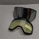 Ski Goggles, Snowboard Goggles with 2 UV400 Anti-Fog Detachable Magnet Lenses for Men & Women Adult (Ver.2 Silver(vlt 9%) + Clear (Vlt 83.5%))