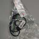 16/3 3FT 13A 125V 1625W, Black Indoor Extension Cord, Short Extension Cord for Laptops, Coffee Makers, Office Home Appliances, 3 Prong Small Resistant Cable Flexible, ETL Listed