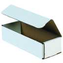 Boxes Fast BFM832 Corrugated Cardboard Mailers, 8 x 3 x 2 Inches, Tuck Top One-Piece, Die-Cut Shipping Cartons, Medium White Mailing Boxes (Pack of 50)