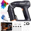 Saker Electric Cordless Paint Sprayer for Car, Cordless Airbrush Handheld Portable Spray Paint Gun for Painting Cars,Cabinet, Paint Repair and DIY Dark Blue 3 Gears 12inch