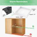 Pull Out Cabinet Organizer with Nano Adhesive, Heavy Duty Full-Extension Slide-Out Drawer for Kitchen Cabinet Organizers and Storage, No Drill Roll out Pantry Shelf, 15.8"W x 16.9"D x 3.1"H , White