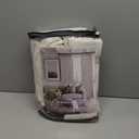 Yuanice Pinch Pleat Cream Linen Curtains 92 Inch Long for Living Room, Privacy Light Filtering Semi Blackout Drapes Memory Traning Shaped Neutral Birch Curtain with Back Tab Top and Hooks 40" x 92"