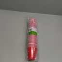 Amazon Basics SMALL 9OZ Disposable Plastic Party Cups, Red, 50 Count, Great For Kids