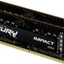 Kingston FURY Impact 32GB (2x16GB) 3200MT/s DDR4 CL20 Laptop Memory Kit of 2 | Intel XMP | AMD Ryzen | Plug n Play | Low Power Consumption | KF432S20IBK2/32