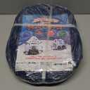 JOYIN White Rocket Ship Pop up Play Tent with Tunnel and Playhouse Kids Indoor Outdoor Spaceship Tent Set