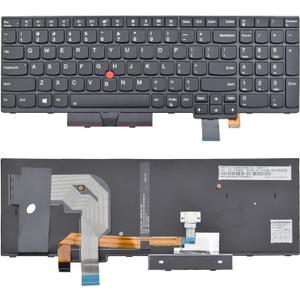 Replacement Keyboard Compatible with Lenovo IBM ThinkPad T570 T575 T580 P51S P52S 01ER582 01ER541 SN20M07934 01HX219 01HX259 SN20P41561 with Backlit
