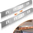 Stove Gap Covers,Stove Counter Gap Covers, Stove Gap Filler, Stainless Stove Gap Cover Retractable Lengths 13.8" to 27.5" for a Variety of Furnaces, Eliminates Gap Between Counter & Appliances