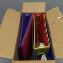 3 Ring Binder 2 Inch, PANDRI 6 Pack 2-Inch Binder Fits Letter Size 8.5'' x 11'' Paper, Versatile Binders for Office Home School, 2 Pockets, Assorted 6 Color