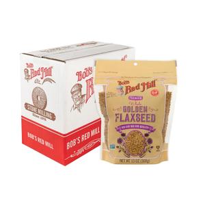 Bob's Red Mill Golden Flaxseeds, 13oz (Pack of 4) - Non GMO, Vegan, Paleo Friendly, Raw, Sproutable, Kosher, Best By: 04/15/27