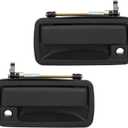 ECCPP Exterior Door Handles 1994-2004 for Chevy S10 and Standard Cab Outer Replacement Front Driver Left Passenger Right Door Handles 2pcs Black 15202911