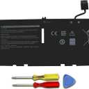 52Wh 722KK Laptop Battery Replacement for Dell XPS 13 9300 XPS 13 9310 XPS 13 9380 P117G P117G002 P117G001 Series Notebook 2XXFW FP86V WN0N0 0WN0N0 02XXFW 7.6V 6800mAh