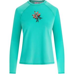 Kanu Surf Womens Gabby UPF 50+ Long Sleeved Active Rashguard & Workout Top (M)
