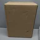 Upgraded read Box for Kitchen Countertop, Double Layer Bread Storage Container, Wooden Bread Storage Bin, Bread Boxes for Kitchen Counter Corner, Cabinet, Pantry, Cupboard (Black)