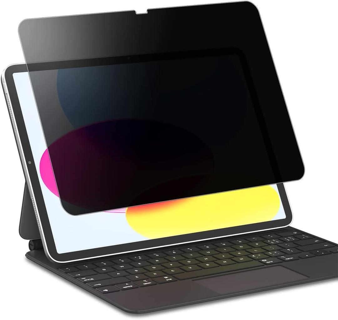 FILMEXT Privacy Screen Protector for iPad (A16) 11th/10th Generation (2025/2022) A3354 A3355 A3356 A2696 A2757 A2777 A3162, Anti-Spy Anti Blue Light Glare Landscape Privacy Filter Matte PET Screen