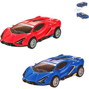 Inertia Drift Car Toy for Kids 3-6 Year Boys and Girls Model Vehicle,2 Pack Push Go Friction Powered Vehicles Stunt Cars, Toddler Car for Kids Aged 3+ Gifts