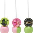 Wicked Cupcake Rings With Glinda And Elphaba, 24 Cupcake Toppers For Cakes, Birthday's, Celebrations, Food Safe Cake Decorations - 24 Pack