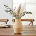 Terracotta Ceramic Vase, 10 Inch