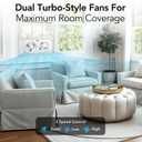 Comfort Zone 9-Inch 3-Speed Reversible Twin Window Fan Dual Blade Window Exhaust Fan with Auto-Locking Expanders, 22.25" to 33" Wide Tabletop Feet & Removable Bug Screen included