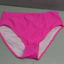 Womens Tankini Swimsuits Tummy Control Bathing Suit Twist Front Cutout Swim Dress with Bikini Bottoms (Large, Pink/Hot Pink)