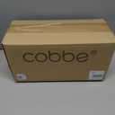 Cobbe Adhesive Shower Caddy 5-Pack, Large Wall Mounted Shower Shelves Rack, Organizer Storage Accessories with Soap Dish&Toothbrush Holder, Shelves for Bathroom Storage & Home Kitchen Decor, White