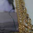 Metal 5x7 Picture Frame Made of High Definition Glass Vintage Picture Frames for Tabletop Display Photo Frame Dcor Red 1 Pack