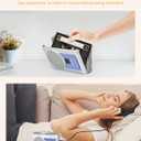 Cassette Player Recorder with AM FM, Portable Vintage Cassette Tape Player with Earphone Jack,Built-in Microphone,Loud Speaker for Walking,Jogging (Blue)