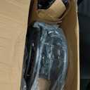 Drive Medical Silver Sport 1 Folding Transport Wheelchair, Black