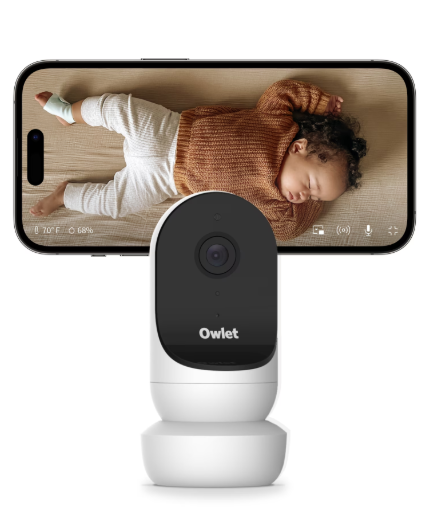 Owlet Cam 2 (Gen 2) Smart Baby Monitor – HD Video Camera with Night Vision, 4X Zoom & WideAngle View, TwoWay Talk, Sound & Motion Alerts, Temp & Humidity Sensor, Encrypted WiFi | White