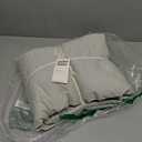 100% Cotton Jersey Duvet Cover Set - Ultra Soft & Breathable - All-Season Comfort - Easy Fit with 4 Corner Ties - Includes 2 Pillowcases - 3-Piece Bedding Set (White, Full/Queen)