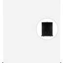 Easy Set Up RAUBAY 59.8 x 82.7in Collapsible White Backdrop Screen Portable Retractable Panel Photo Background with Stand for Video Conference, Photographic Studio, Streaming