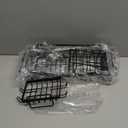 EUDELE 5-Pack Rustproof Stainless Steel Shower Caddy Set No Drill Adhesive Bathroom Organizer, Space-Saving Shower Shelves for Apartment Essentials, Bathroom/Kitchen Storage Home Decor-L Size